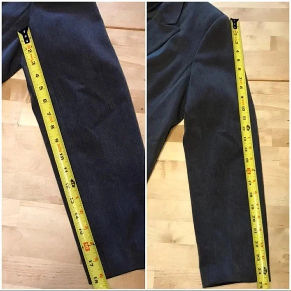 Apt. 9 Grey Blazer Suit Jacket Stretch Office - Picture 8 of 8